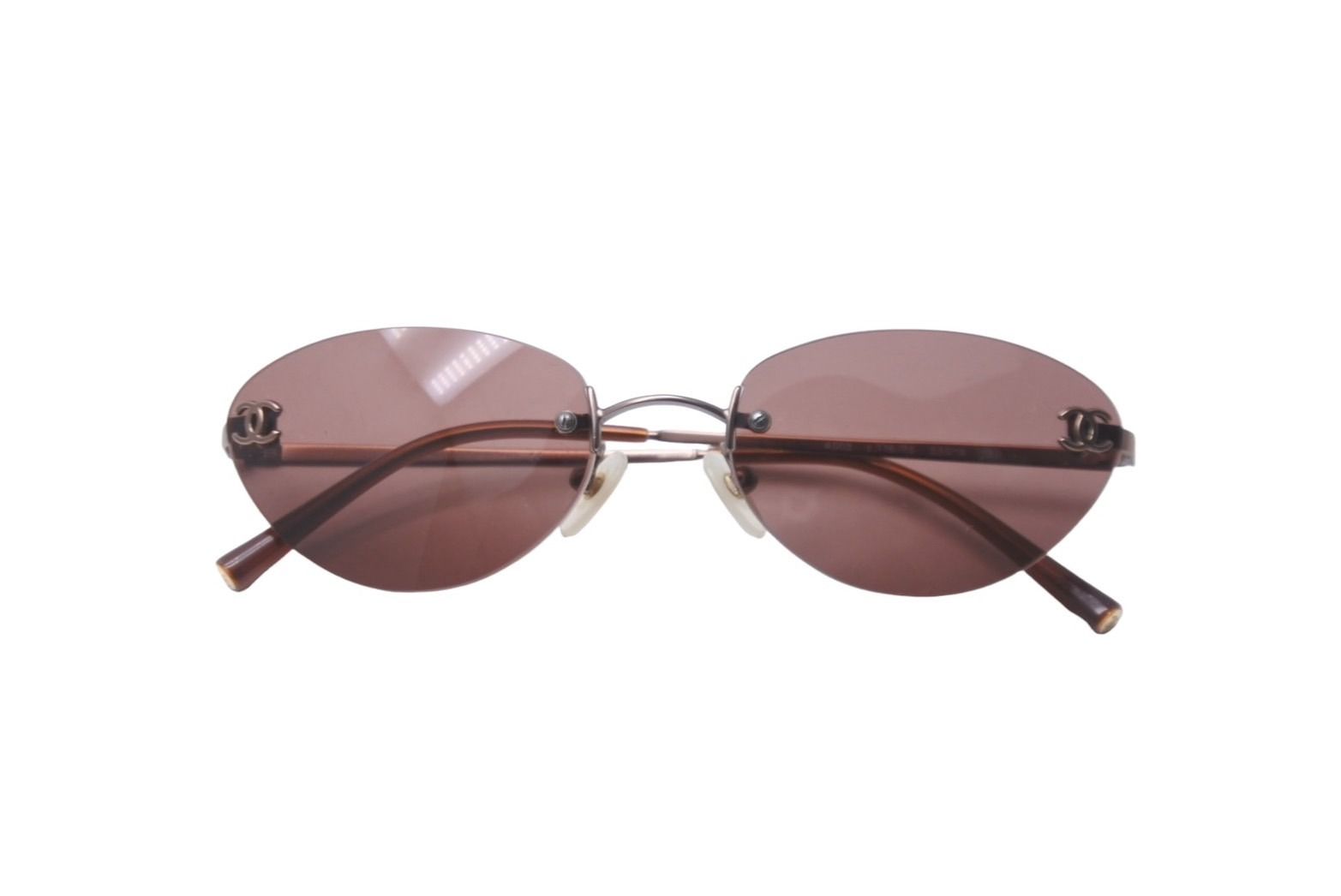 極美品 CHANEL シャネル サングラス 53▫︎19 130 4003 c.116/75