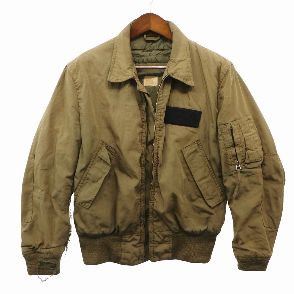 80年代 米軍実物 U.S.ARMY タンカースジャケット ミリタリージャケット 戦闘服 アウター グリーン (メンズ M-L) 中古 古着  O8872 - メルカリ