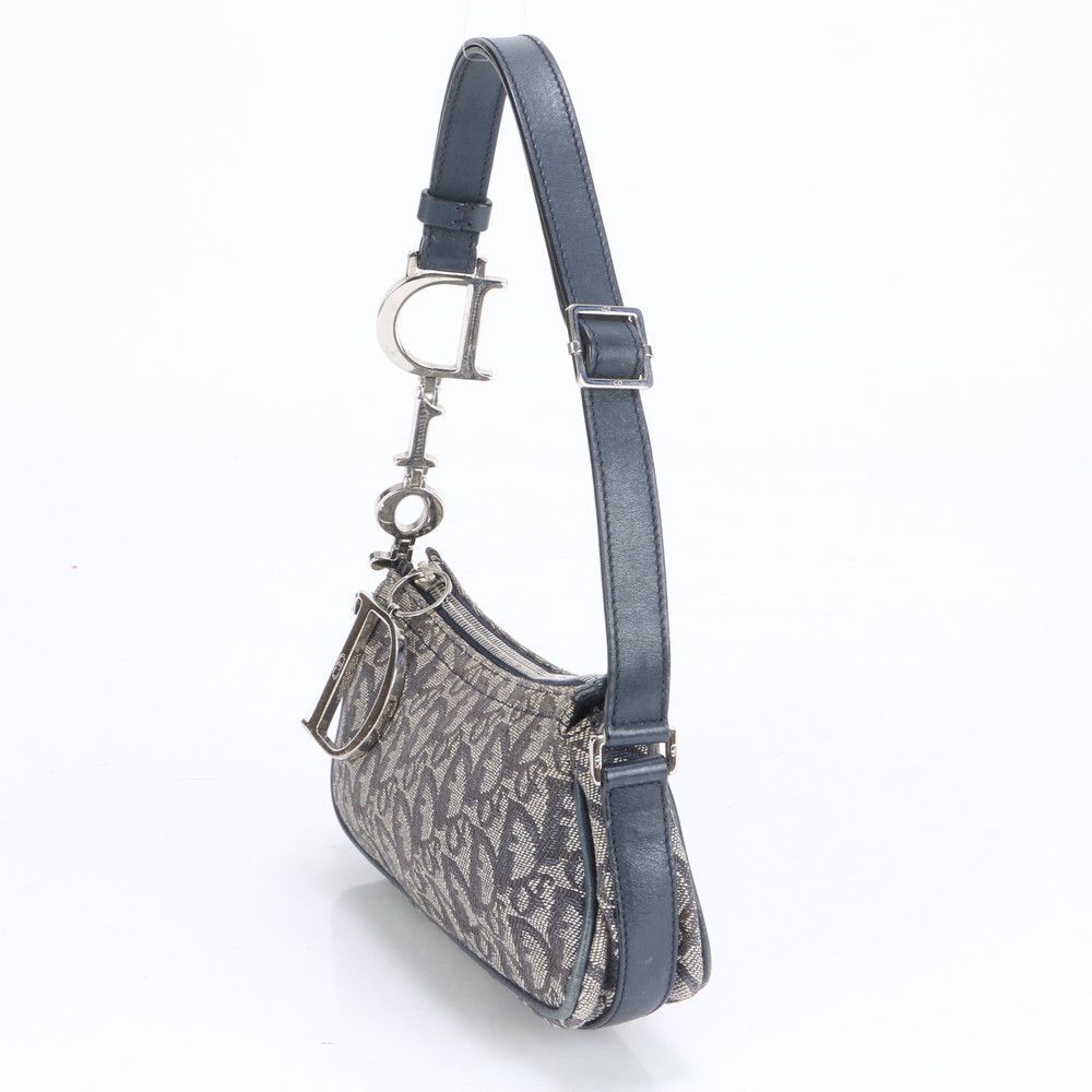 美品 クリスチャンディオール トロッター レザー ショルダーバッグ  