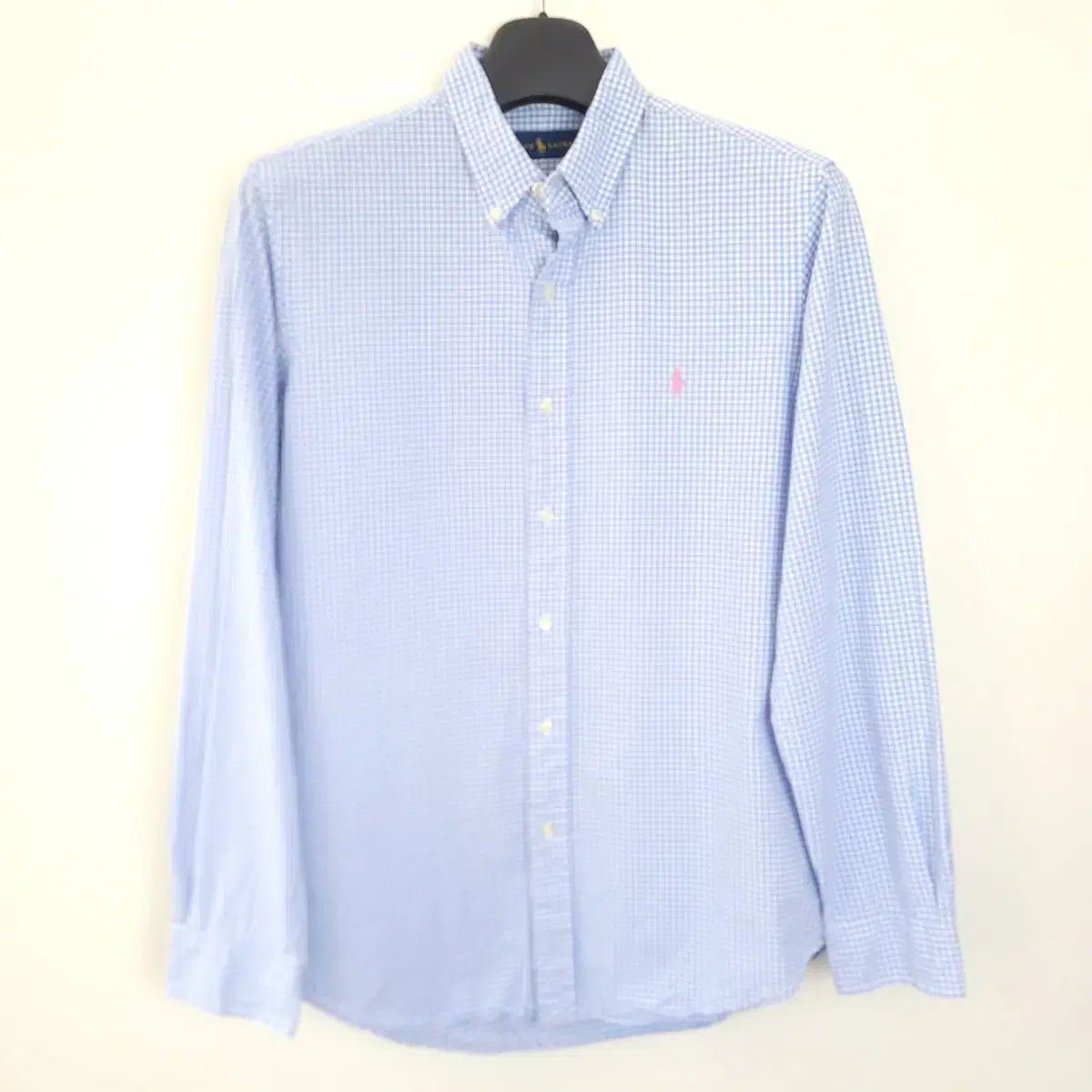 メンズ POLO RALPH LAUREN ポロラルフローレン シャツ きちんとした ライトブルー チェック
