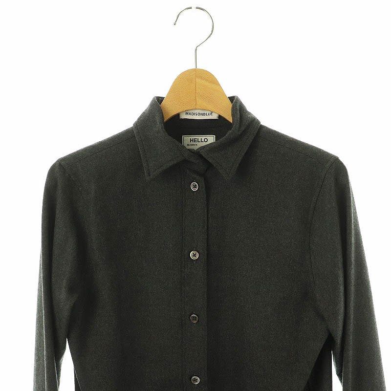マディソンブルー MADISONBLUE MADAME LONG SHIRT FLANNEL シャツ  