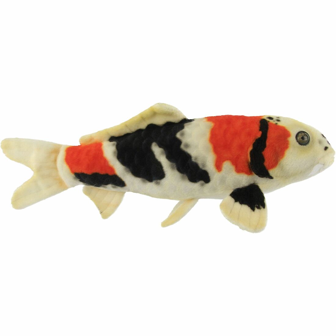 HANSA BH8310 錦鯉 昭和三色 35 KOI 鯉 コイ アクアリウム ニシキゴイ 泳ぐ宝石 柄 赤白黒 リアル ぬいぐるみ ハンサ 動物 アニマル 置物 人形 フィギュア 大きい 実物大 大型 ビッグ おすすめ かわ