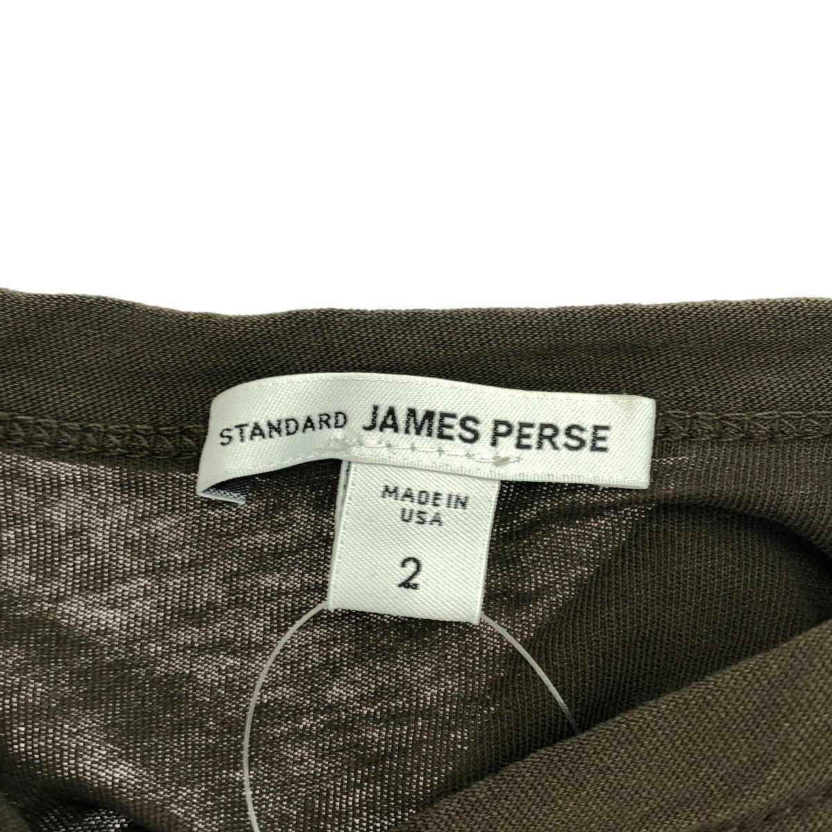 jamesperse ジェームスパース　セットアップ　カーキ　サイズ1 STANDARD JAMES PERSE スタンダード ジェームスパース
