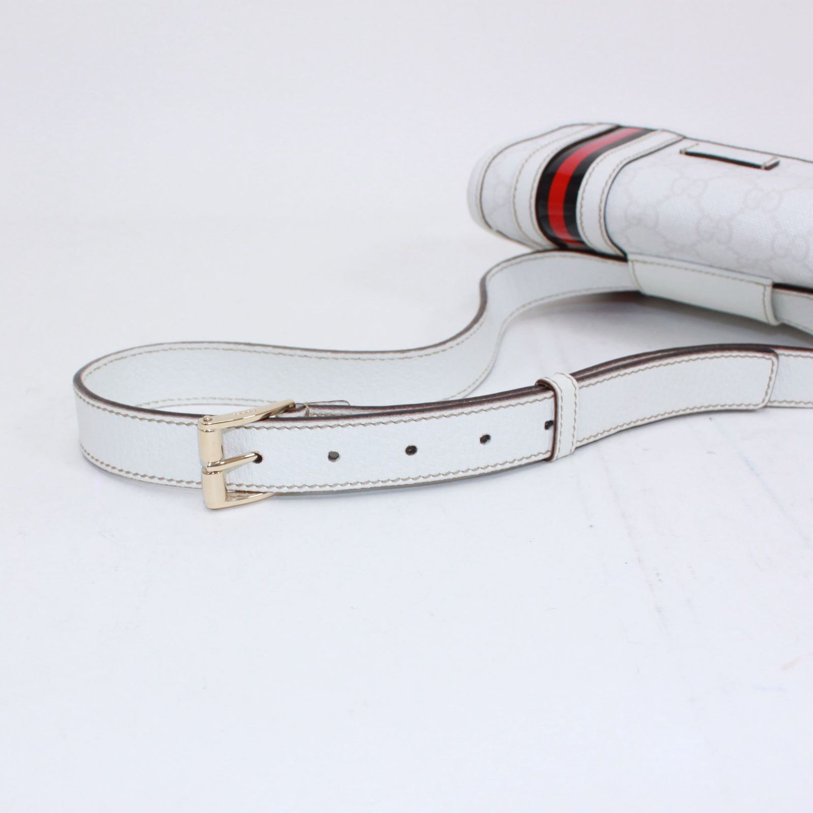 レザー×PVC ホワイト