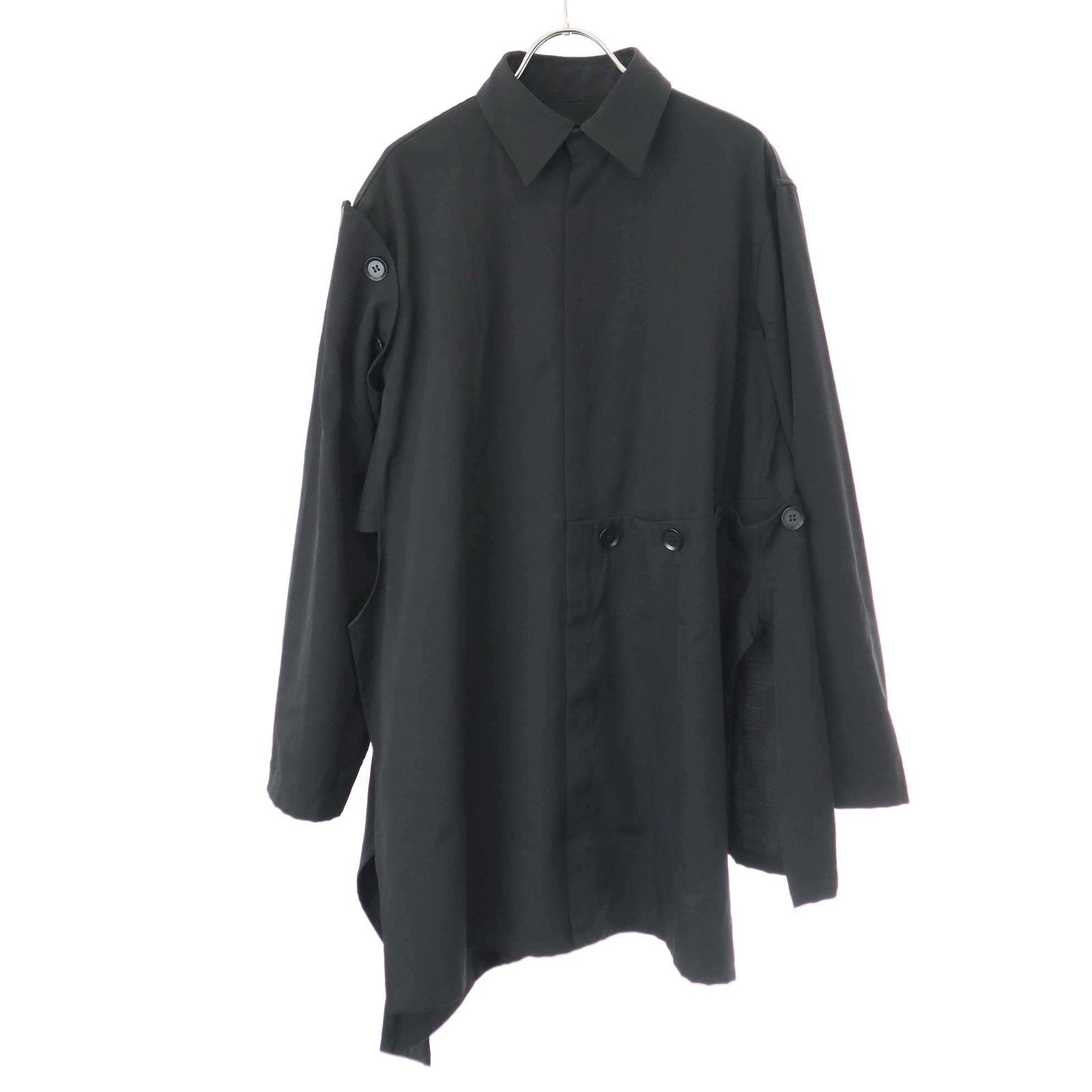 Yohji Yamamoto FEMME ヨウジヤマモト ファム 18SS ウールギャバジン 