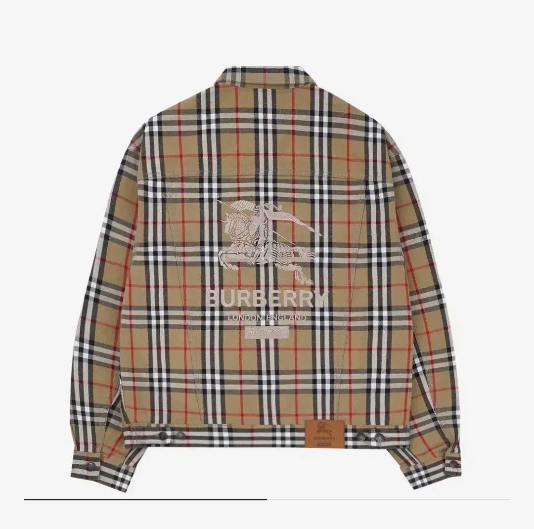 L Supreme シュプリーム BURBERRY バーバリー デニム トラッカー ジャケット