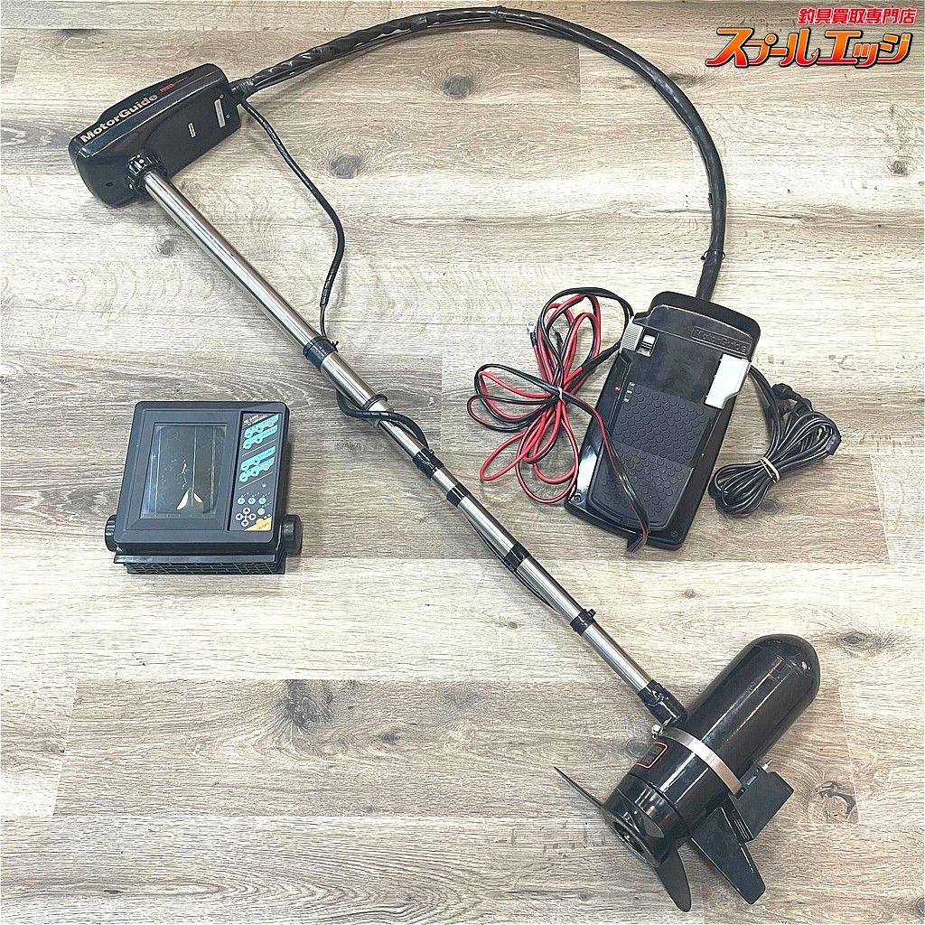 店頭受取のみ モーターガイド パワープラス F43V 12V 43lbs 無段階変速 フットコン ホンデックスHE-5600＆ K_300 e08059