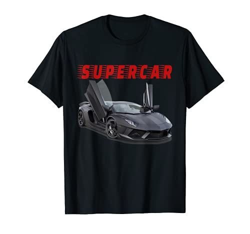 人気商品] スポーツカーファンのための完璧なスーパーカーTシャツ T