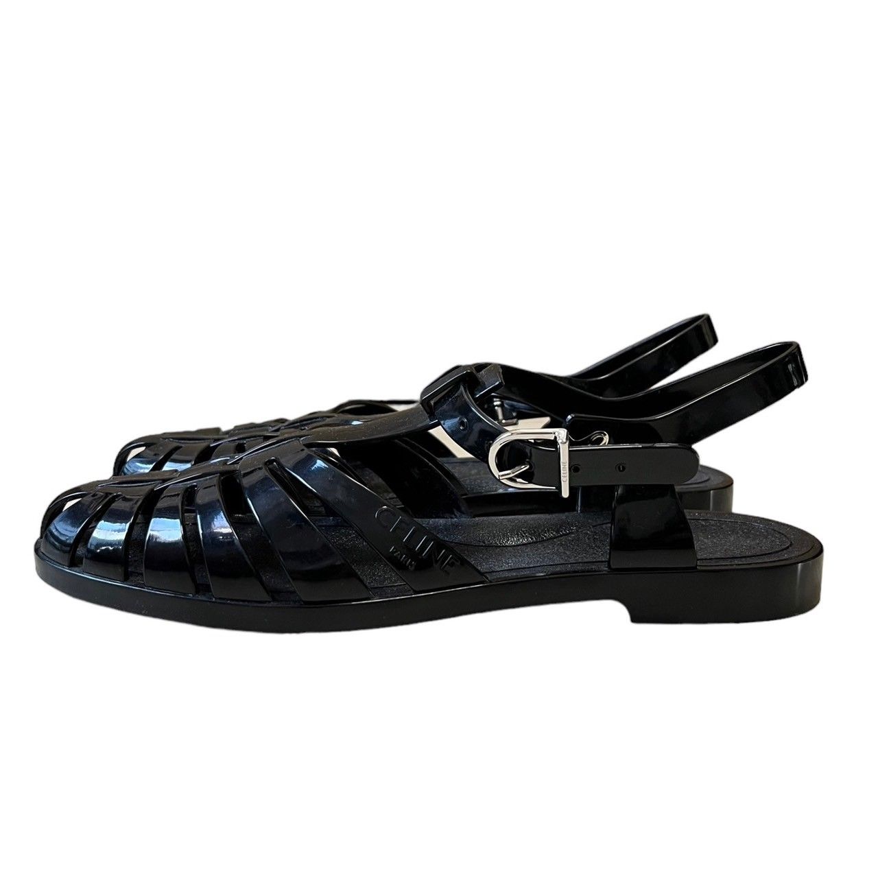 CELINE セリーヌ ラバーグルカサンダル - メルカリ