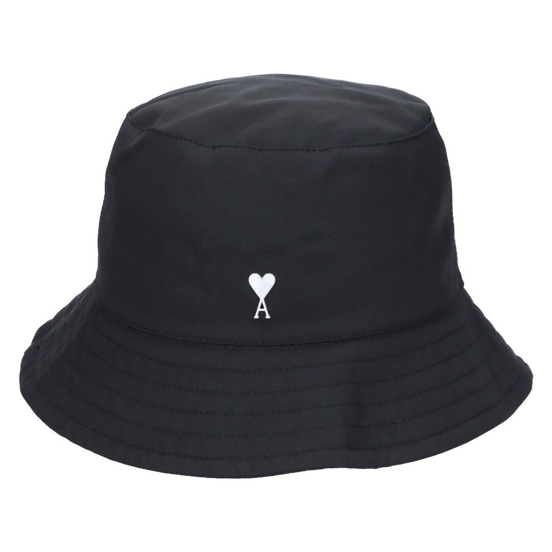 アミパリス AMI PARIS スタッズ バケットハット 帽子 AMI DE COEUR UHA241 AW0041|PA0007 202 HAVANA ナイロン|コットン