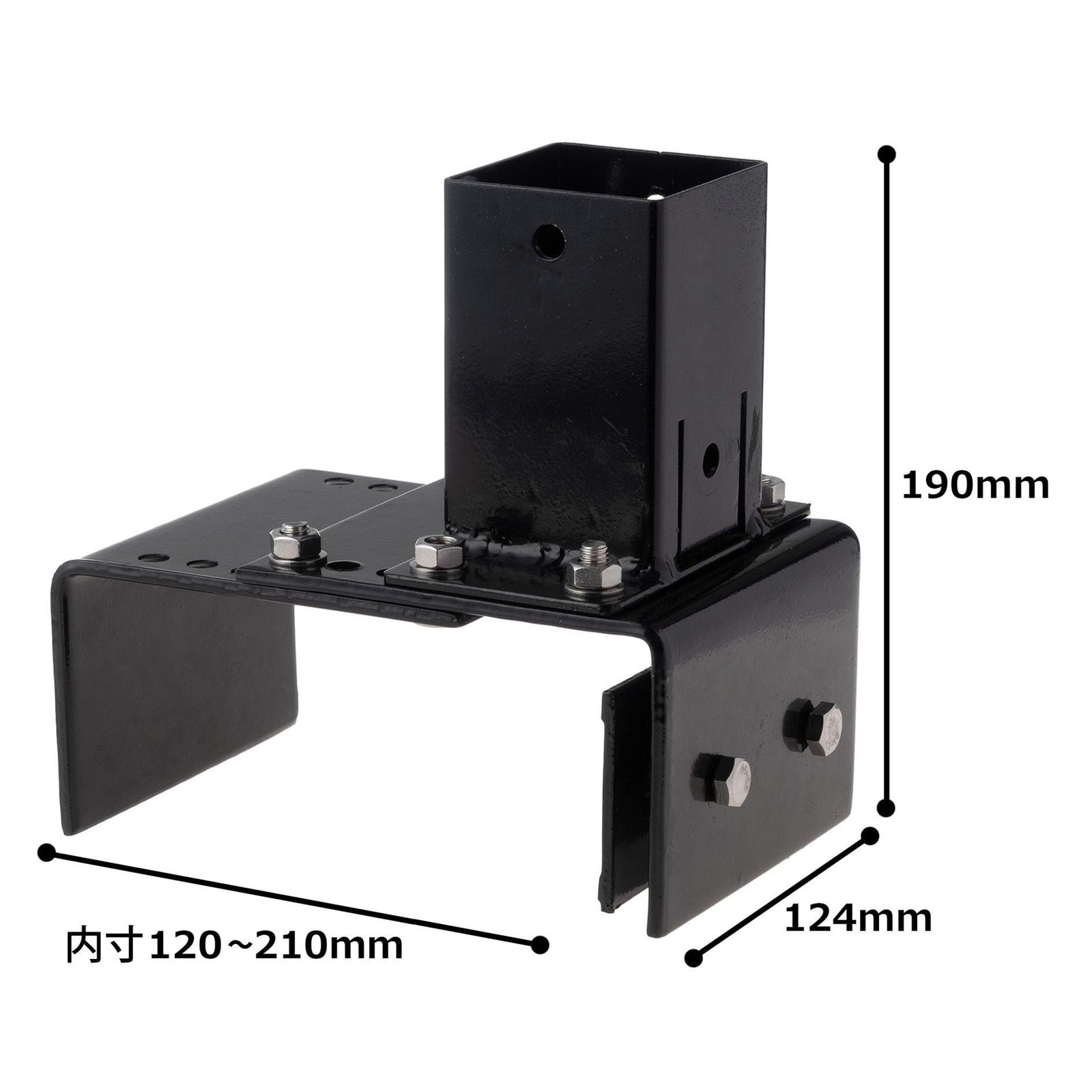 アイガーデン igarden ラティス用柱固定金具 6cm角柱 ブロック用 3個セット ポール固定金具 ポスト固定金具 柱固定金具 自在 自由自在 万能 ポール 柱 支柱 ポスト 組立式 現場の味方