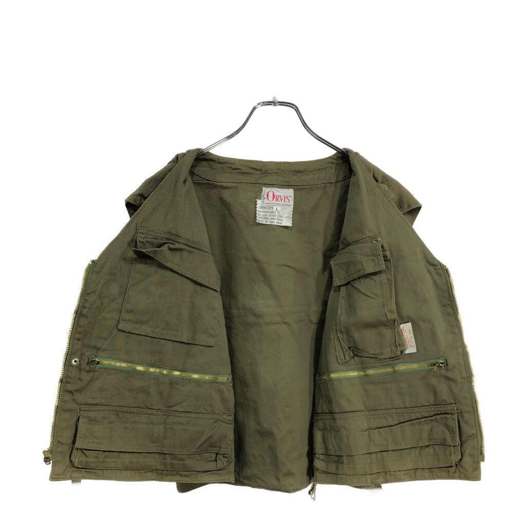 80年代 ORVIS オービス フィッシングベスト アウトドア カーキ