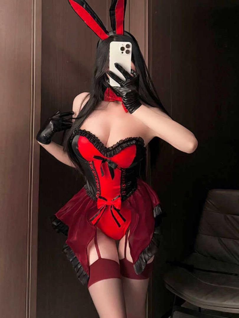 セクシーバニーガール衣装セット⭐︎イベントやコスプレにピッタリ！ セクシーバニーガール衣装セット??イベントやコスプレにピッタリ