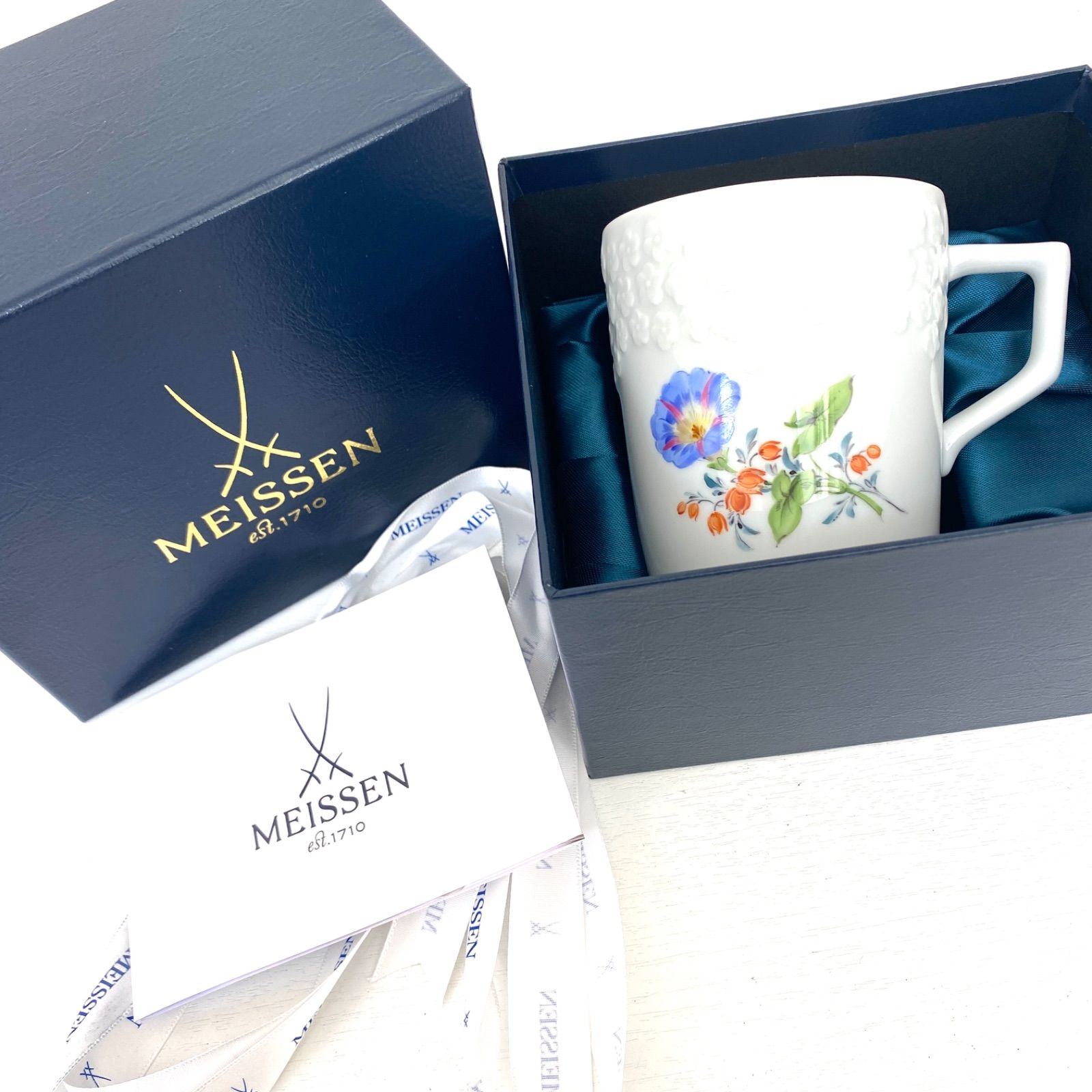 ♥ MEISSEN マイセン マグカップ ロイヤルブロッサム 花柄 昼顔