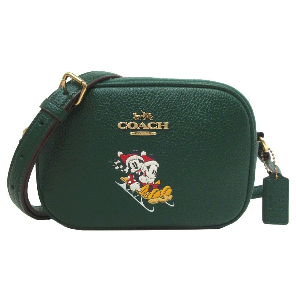 【新品】コーチ CN024 B4CZS(ダークパイン) バッグ ショルダーバッグ COACH X DISNEY JAMIE ミッキー ミニー スレッド モチーフ ミニ カメラバッグ 斜め掛け コラボ商品 アウトレット レディース 新品】コーチ CN024 B4CZS(ダークパイン) バッグ ショルダーバッグ