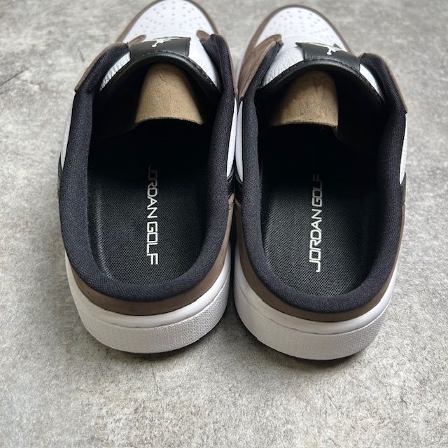 NIKE ナイキ GOLF AIR JORDAN エアジョーダン MULE 27.5 cm FJ 1214-200 サンダル スニーカー ブラウン ホワイト