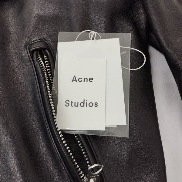 アクネストゥディオズ Acne Studios Nate Clean レザーライダースジャケット 44 羊革 2AG156 | H539