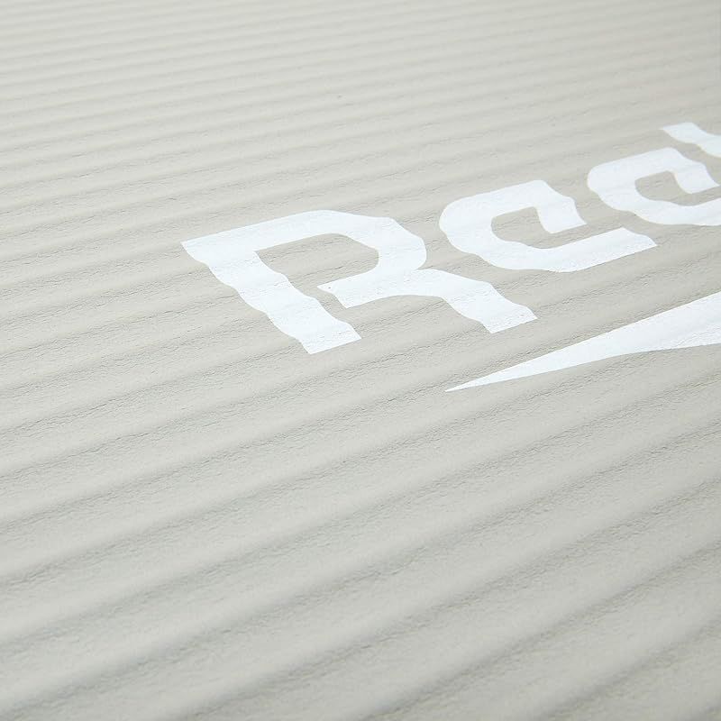 品質保証で、高速配送！ Reebok リーボック トレーニングマット 15mm ヨガマット フィットネス ヨガ ピラティス エクササイズ マット 厚め 幅広 防音 グレー 大好評販売中！