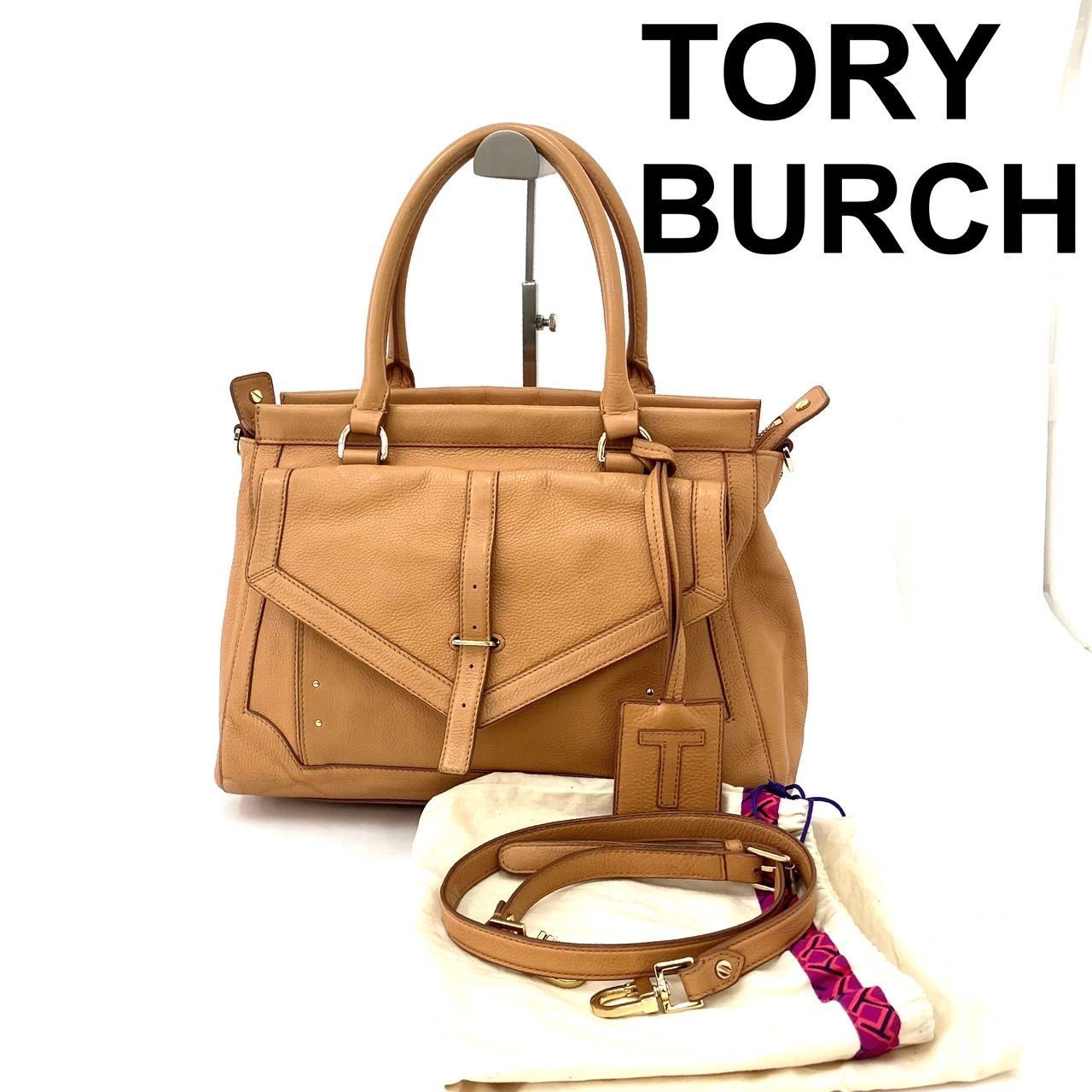 Tory Burch トリーバーチ レザートートバッグ Tory Burch - TORY BURCH(トリーバーチ) トートバッグ - 黒
