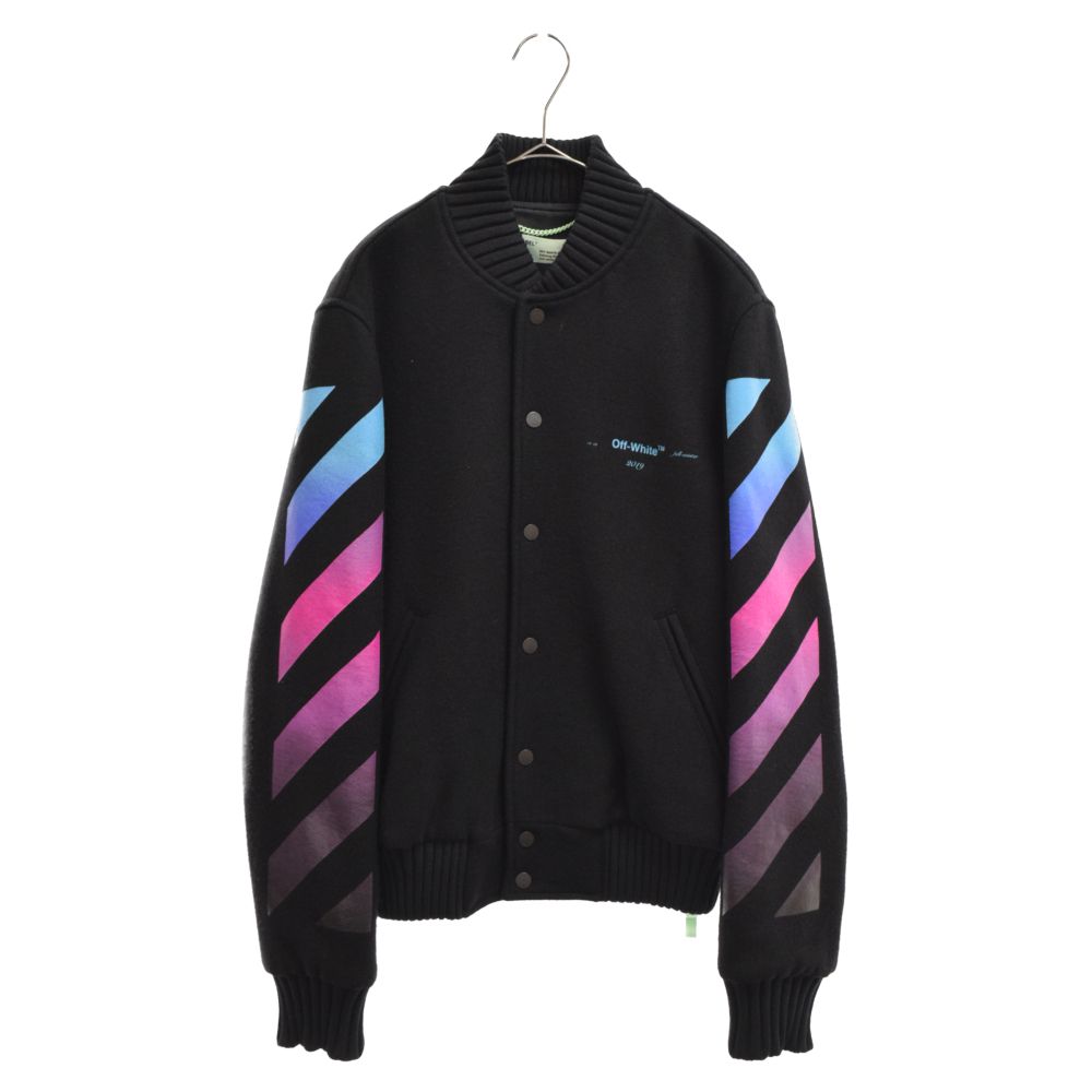 【8月末まで出品】OFF-WHITE 18AW アウターOMGA OFF-WHITE オフホワイト 18AW Zip Up Hoodie グラデーション