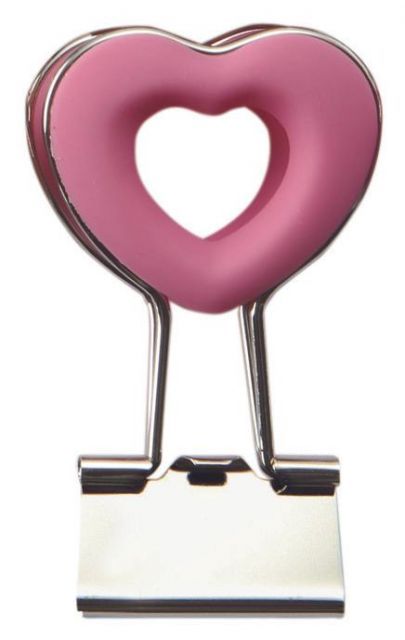 まとめ ベロス ハートクリップ １Ｐ ピンク DCH-2PK ×100セット