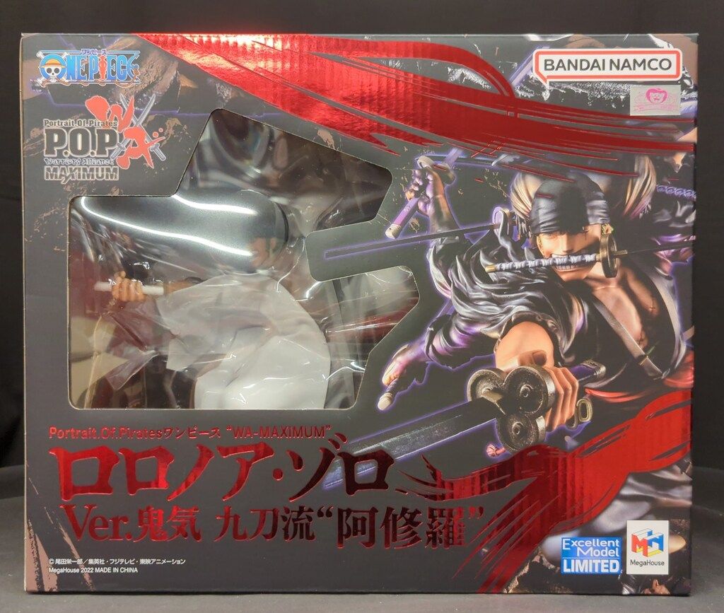 メガハウス P.O.P WA-MAXIMUM ロロノア・ゾロ Ver.鬼気 九刀流 阿修羅