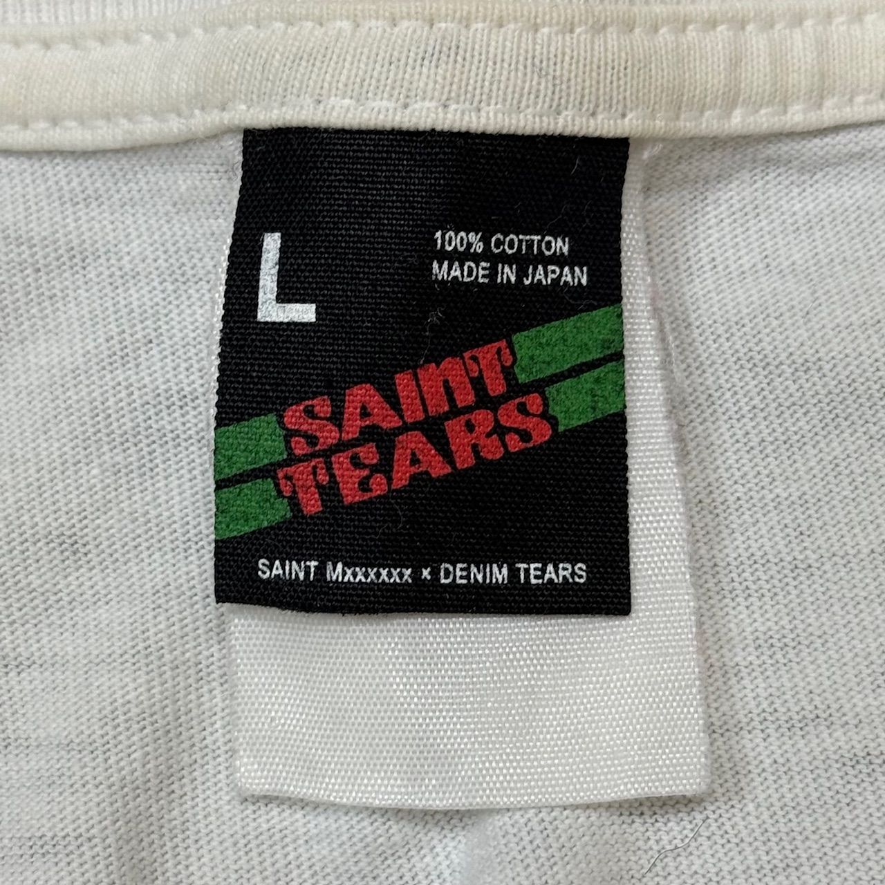 参考上代25300円 SAINTMICHAEL × DENIM TEARS 21AW Jesus T