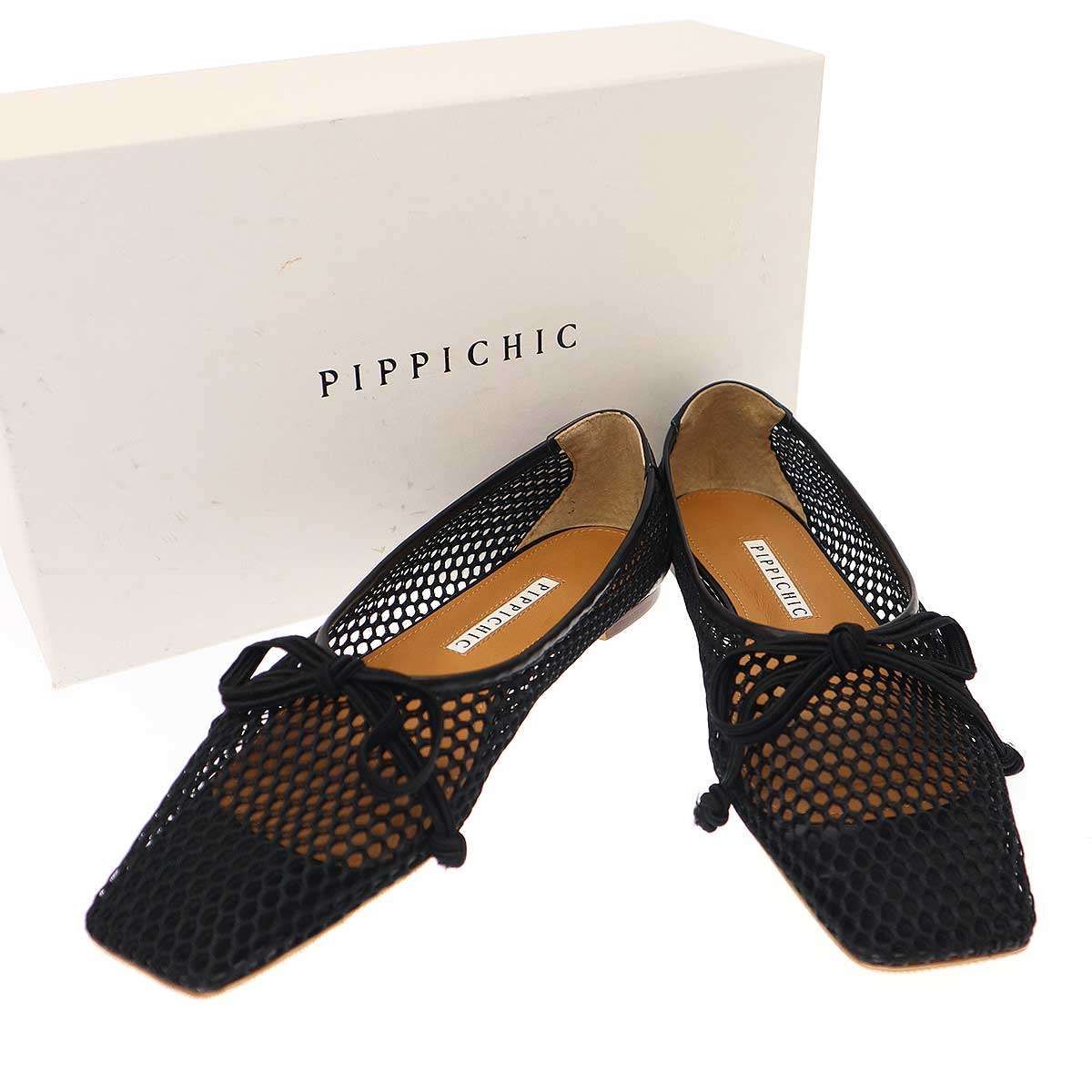 PIPPICHICメッシュバレエシューズ ブラック PIPPICHICメッシュバレエシューズ ブラック