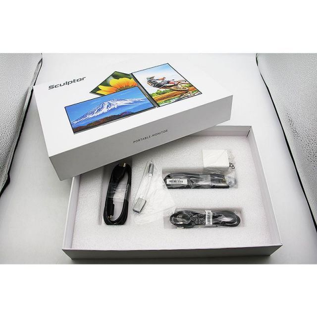 美品 SCULPTOR 14inchタッチパネル4Kモバイルディスプレイ元箱あり Sculptor レビュー】極薄設計の4Kモバイルディスプレイ。14インチの