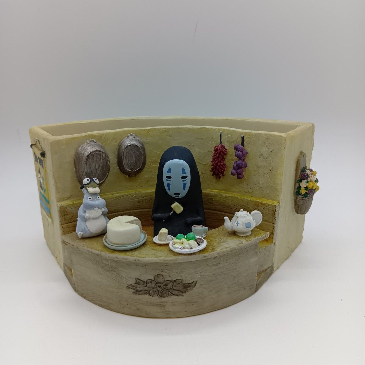 ジブリ カオナシと坊ネズミプランター 希少品】カオナシ 坊ネズミ