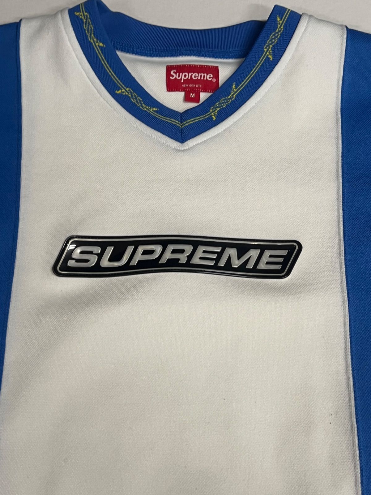 68.supreme 19ss Barbed Wire Moto Jersey Mサイズ【併売品】 - メルカリ