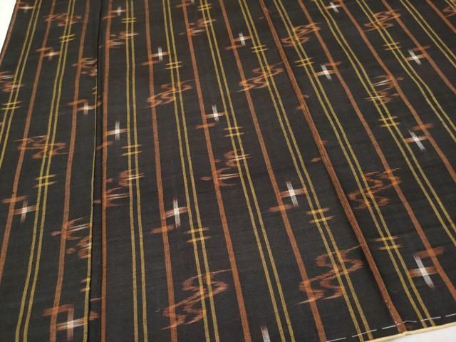 平和屋本店□極上 国指定重要無形文化財 本場久米島紬 平良信子作