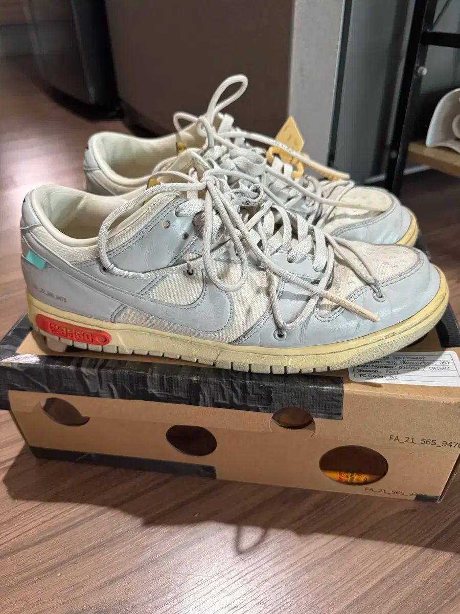 300 NIKE ナイキ x オフホワイト ダンク ロー もっと 50 ー ロット 46