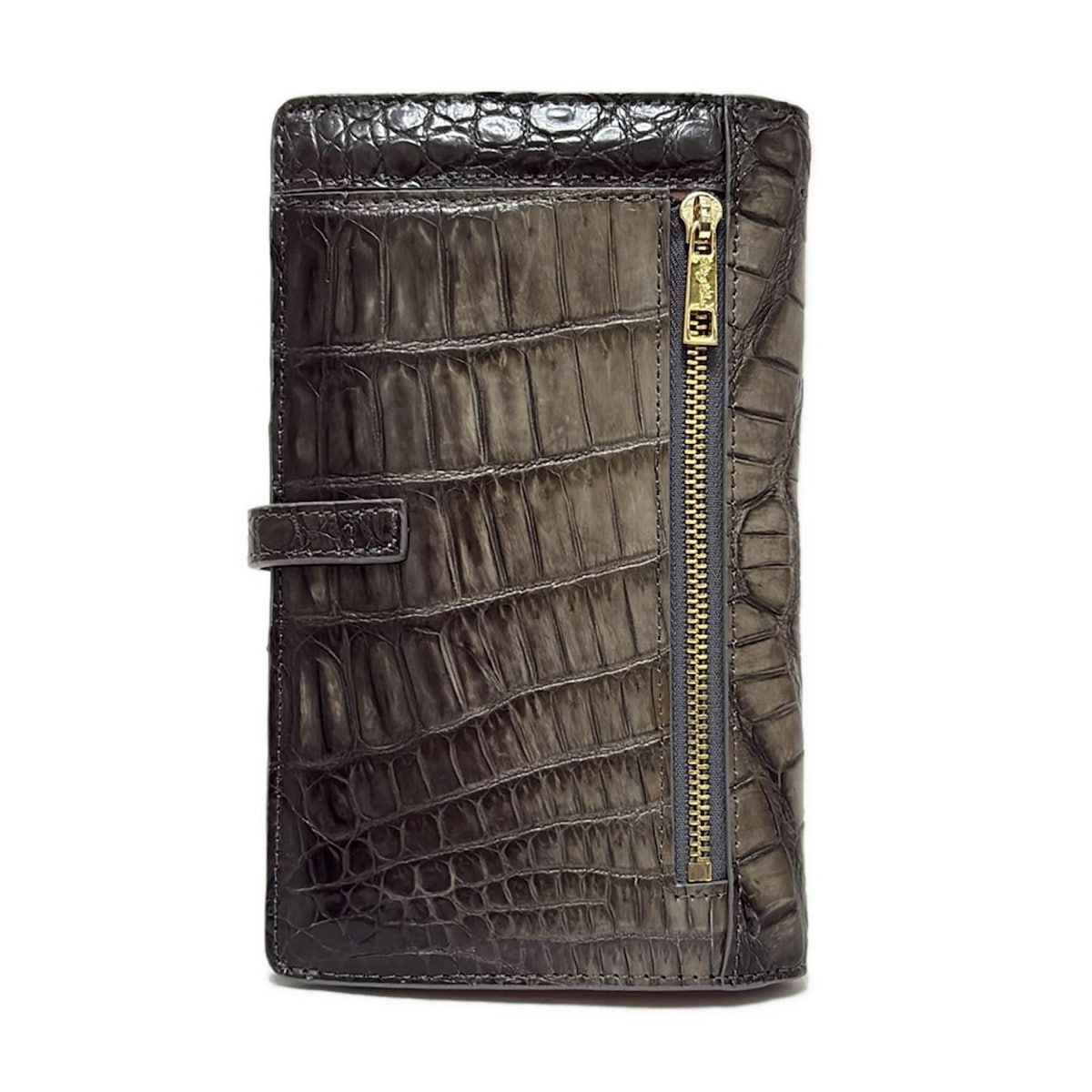 Pelley Lusso ペレリールッソ 長財布 - グレー×ダークグレー