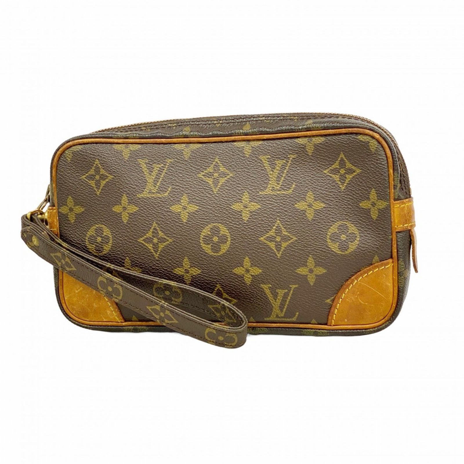 ルイ ヴィトン Louis Vuitton ルイ ヴィトン クラッチバッグ モノグラム マルリードラゴンヌPM M51827 ブラウンメンズ レディース