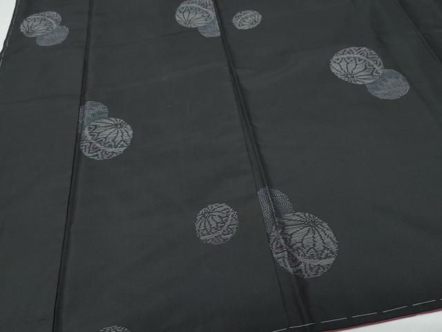 平和屋着物○本場大島紬 泥染め 地空き 毬 さが美扱い 正絹 逸品 未