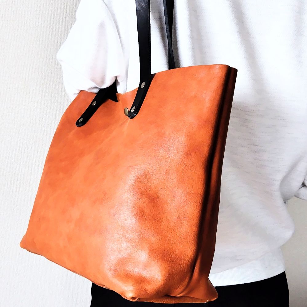 ヌメ本革トートバック/匠職人オリジナル（☆新品☆）