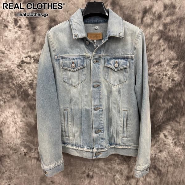 Maison Margiela マルジェラウォッシュドノーカラーデニムジャケット
