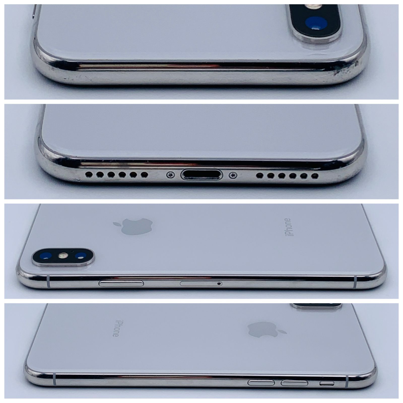 iPhoneX 64GB シルバー【SIMフリー】新品バッテリー - メルカリShops