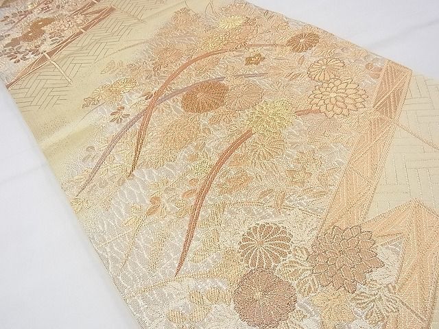 平和屋着物◎六通柄袋帯 象嵌彩 金銀糸 逸品 BAAE9576fk - メルカリ