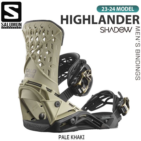 スノーボード ビンディング バインディング 23-24 SALOMON サロモン HIGHLANDER ハイランダー 23-24-BD-SLM  シャドウフィット ハイレスポンス - 取扱店舗・直営店＆正規通販ショップ情報