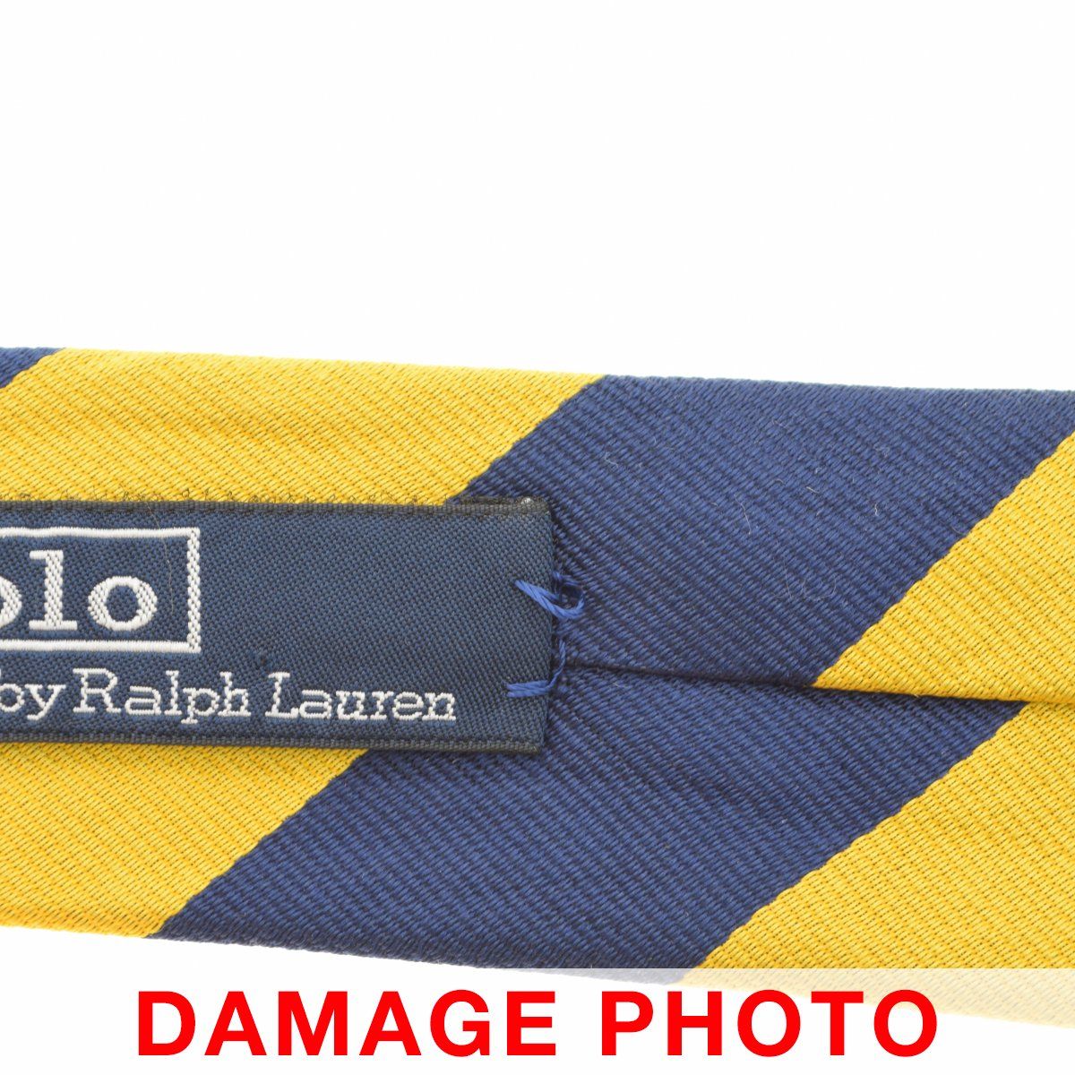 POLORALPHLAUREN】イタリア製 レジメンタルストライプ シルク