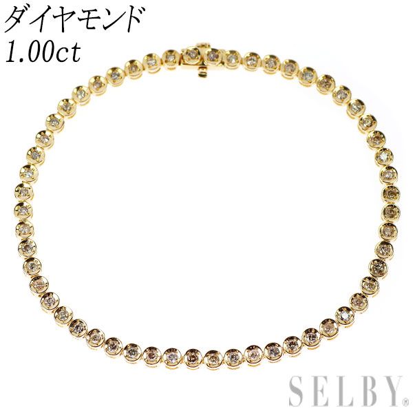‼️楽一番‼️K18ダイヤモンド☆1ctブレスレット 楽天市場】ダイヤモンド ブレスレット 0.1ct K18 一粒ダイヤ