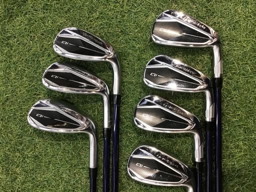 中古】 テーラーメイド Qi 7S アイアンセット IR Diamana BLUE TM60(Qi