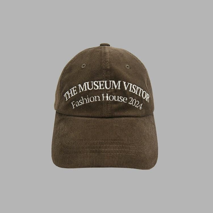 【雷市場（ポンジャン）商品韓国直送】(新品) ザ・ミュージアム・ビジター コーデュロイ ボールキャップ ブラウン 新品