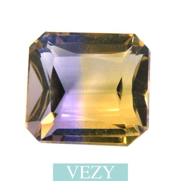 ≪特価品≫アメトリン(Ametrine) オクタゴンカット 約 11.9x10.7x7.4mm / 7.8CT 石 ジュエリー ストーン 原石 ルース カット 裸石  パワーストーン