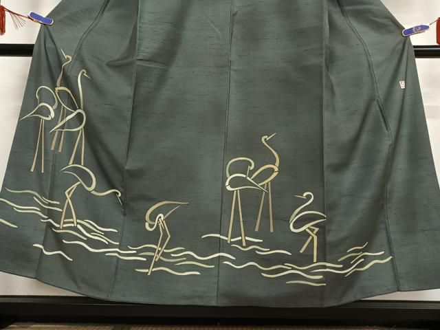 平和屋着物○石川県指定無形文化財 牛首紬 白山工房 手織り 訪問