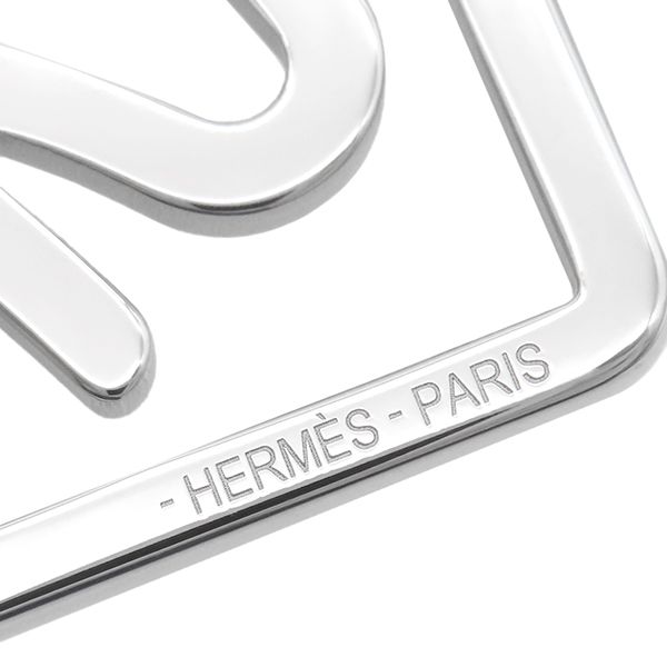 HERMES エスケトル マネークリップ メタル ホース シルバー HERMES
