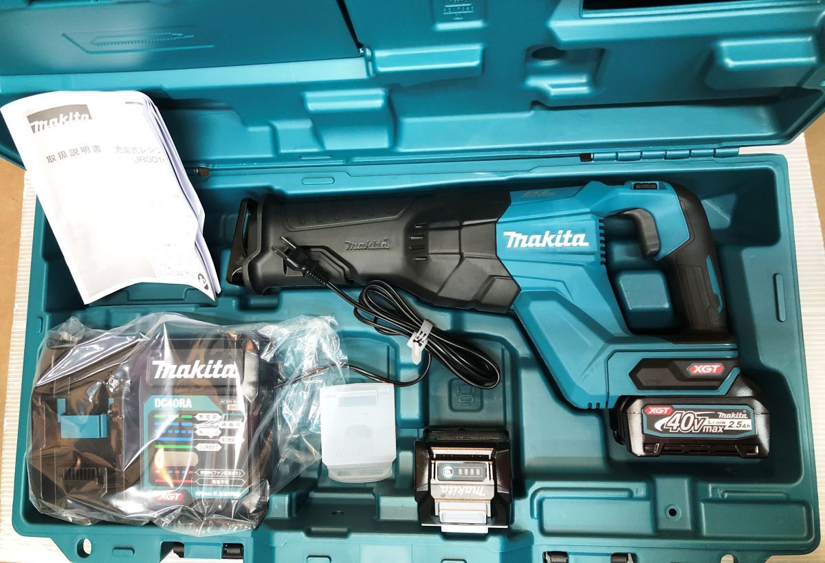 未使用】マキタ Makita JR001GRDX 充電式レシプロソー バッテリ×2