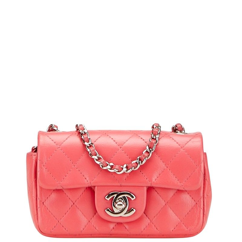 美品　CHANEL シャネル　チェーンベルト　ピンク CHANEL ベルト チェーン レザー ピンク A24C : JJコレクション